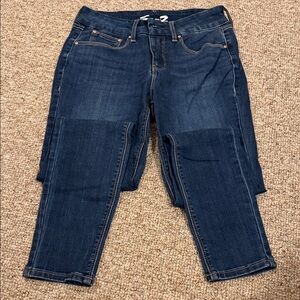 Seven7 Dark Blue Women's Skinny Jeans